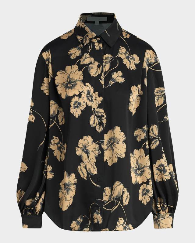 The Lanie Button-Front Blouse